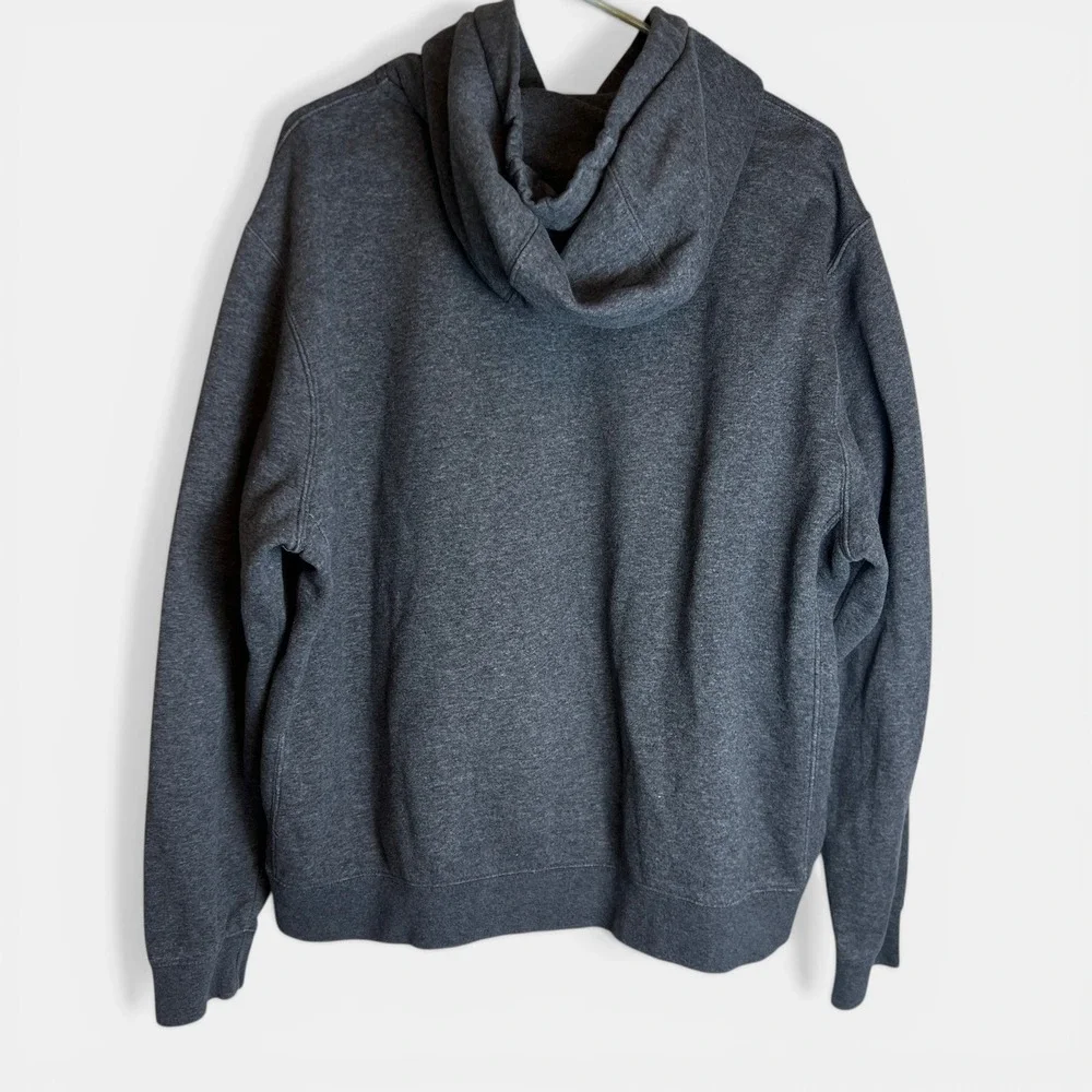 Nike‎ Club Fleece Hoodie Mens L Gray Pullover Sweatshirt Swoosh
